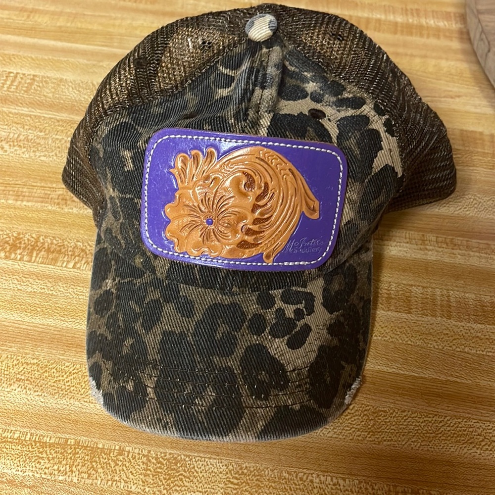 Cheetah baseball cap